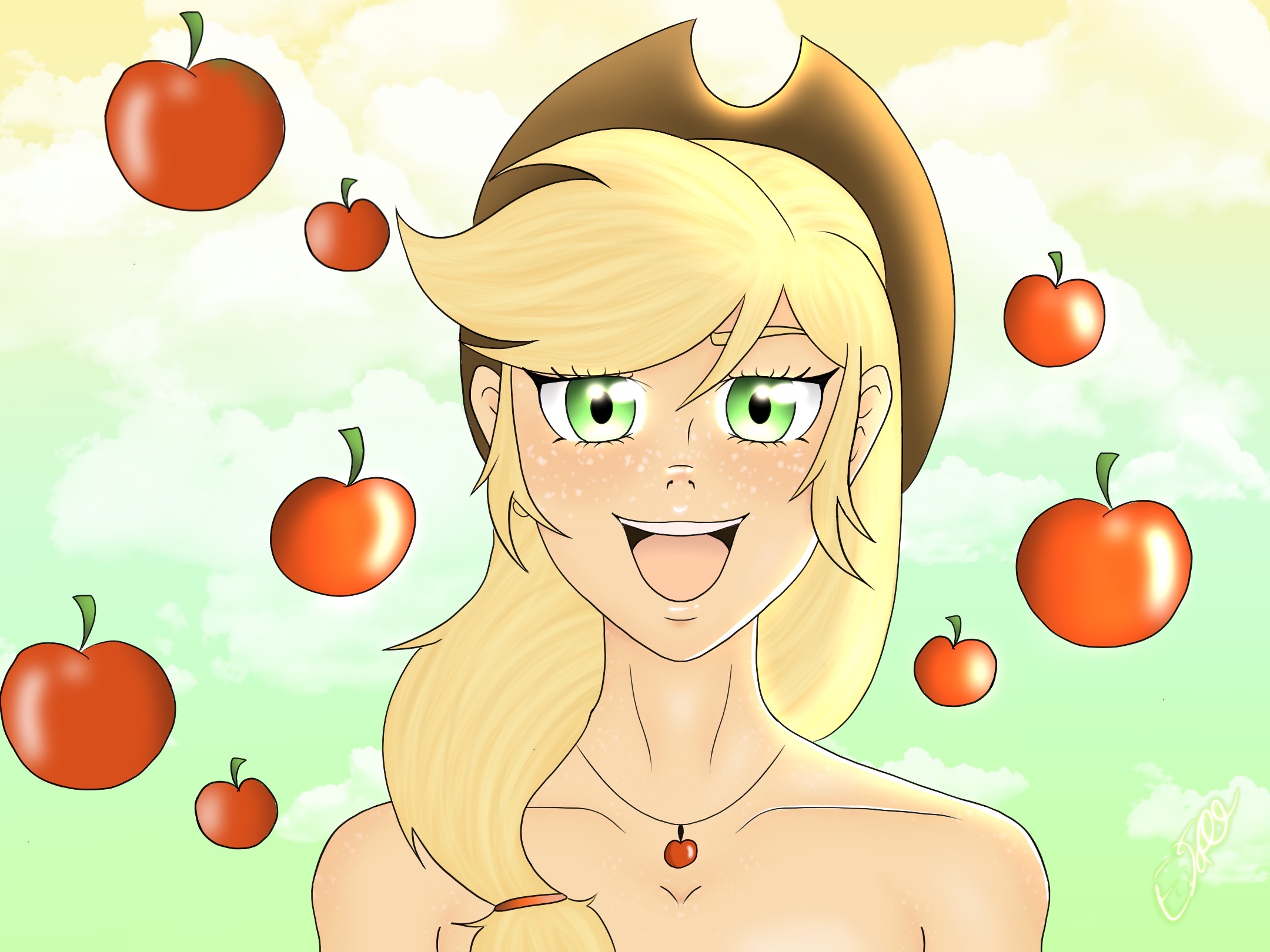 Applejack Man applejack fanart :3 by HIDExchan on DeviantArt