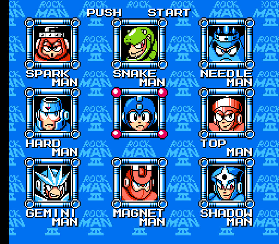 Edited Mega Man 3 Stage Select Screen by Ninjacat025 on DeviantArt