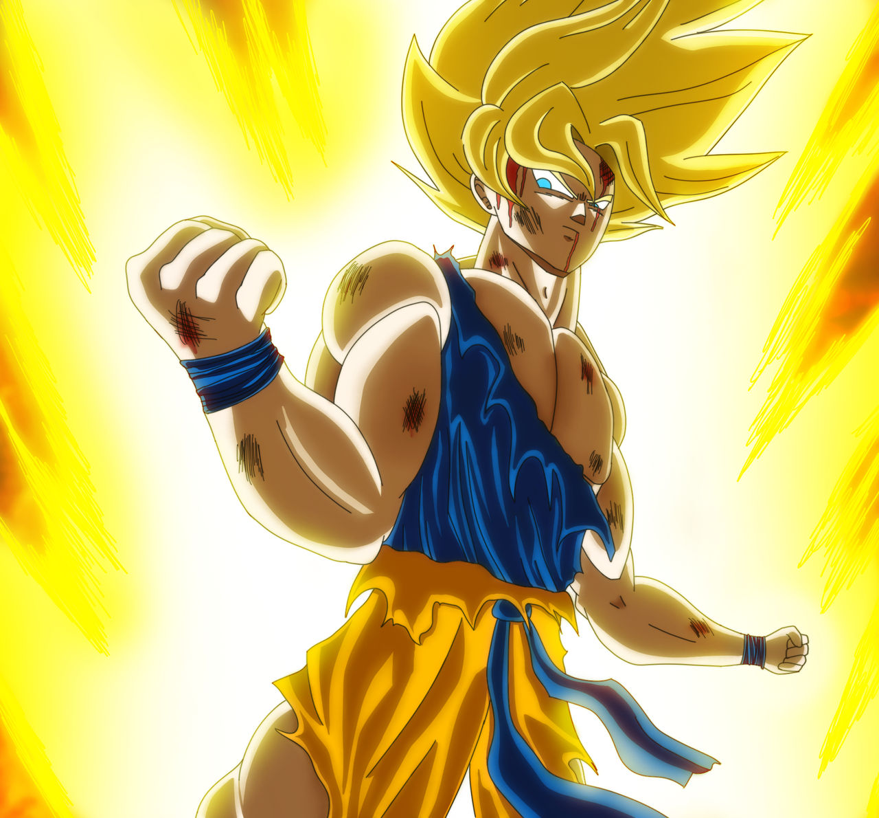 Goku Super Saiyajin - Freeza Saga by Djemerson on DeviantArt