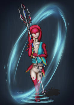 Fan Art - Mipha (Zelda BOTW) - 03