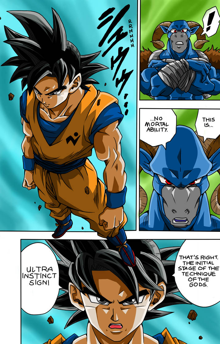 Goku Instinto Superior manga chapter 41 by AniArtes on DeviantArt
