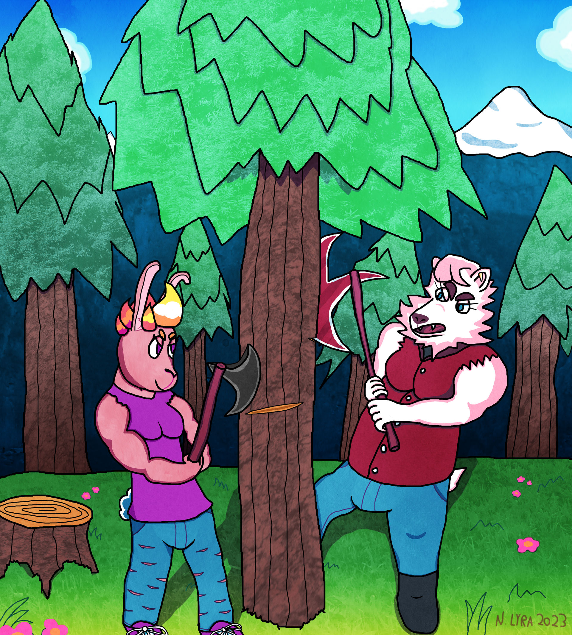 Rivalry by NightmareLyra on DeviantArt