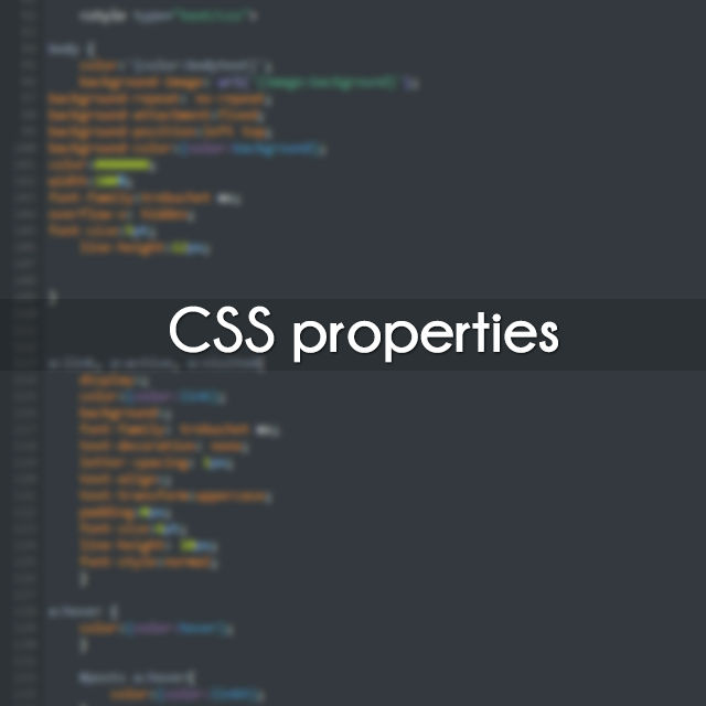 CSS properties by vivienn-art on DeviantArt