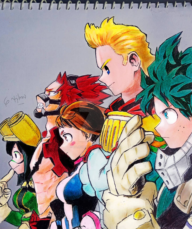 My Hero academia S04 manga cover fanart by Rajkumar1917 on DeviantArt