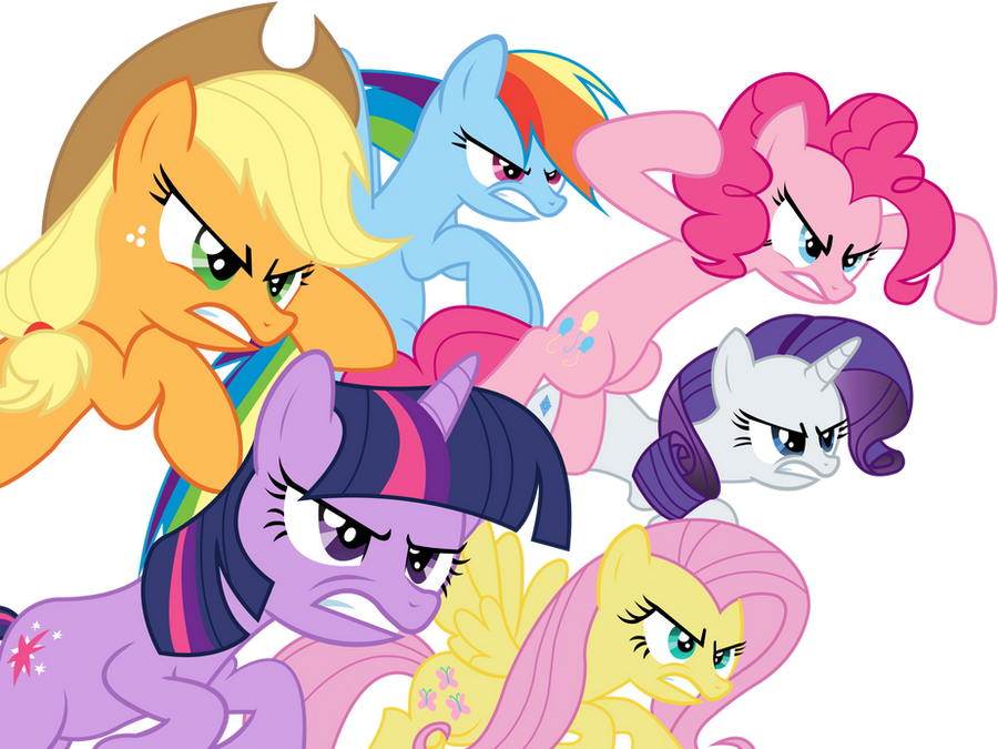 Mane 6 - angry