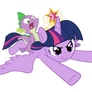 Twilight and Spike - We coming to you!