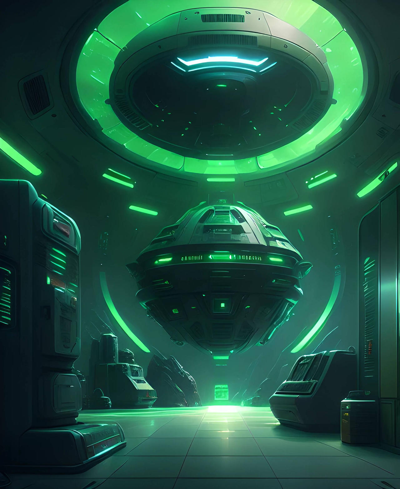 Alien Spaceship concept art by Rilex037 on DeviantArt