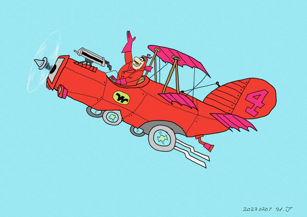 Wacky Races Crimson Haybailer by stemechind on DeviantArt