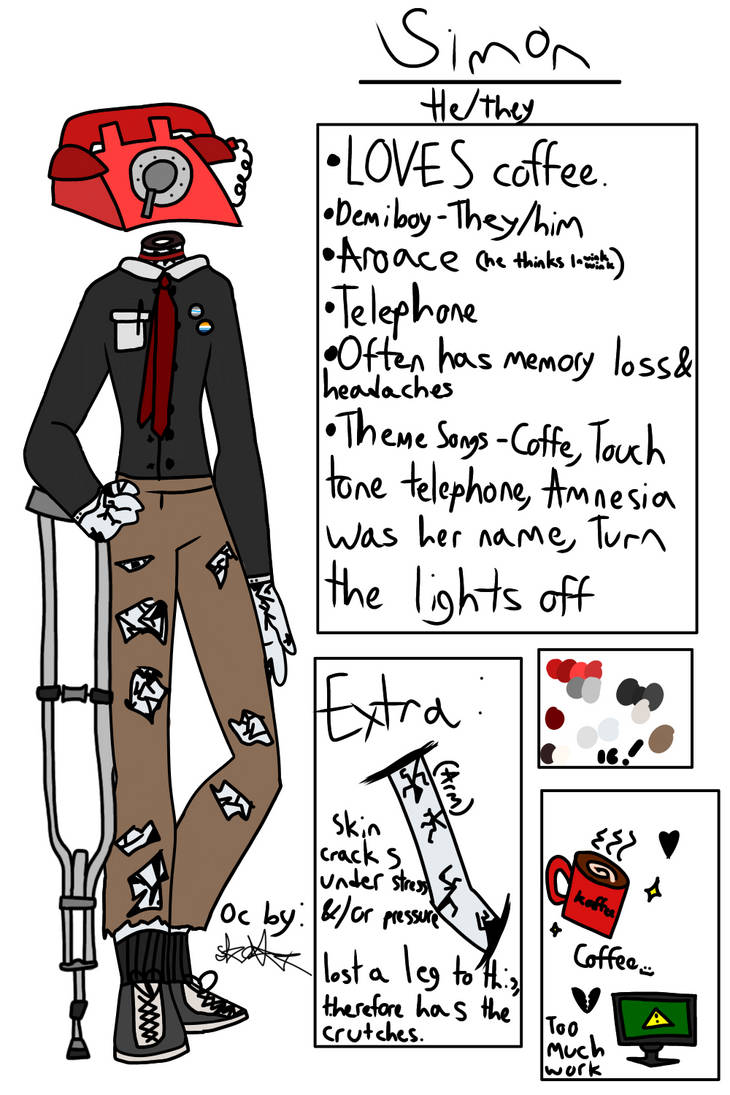 Object Head OC Simon the Telephone by BubbleGuppythePrince on DeviantArt