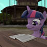 Twilight's reading session