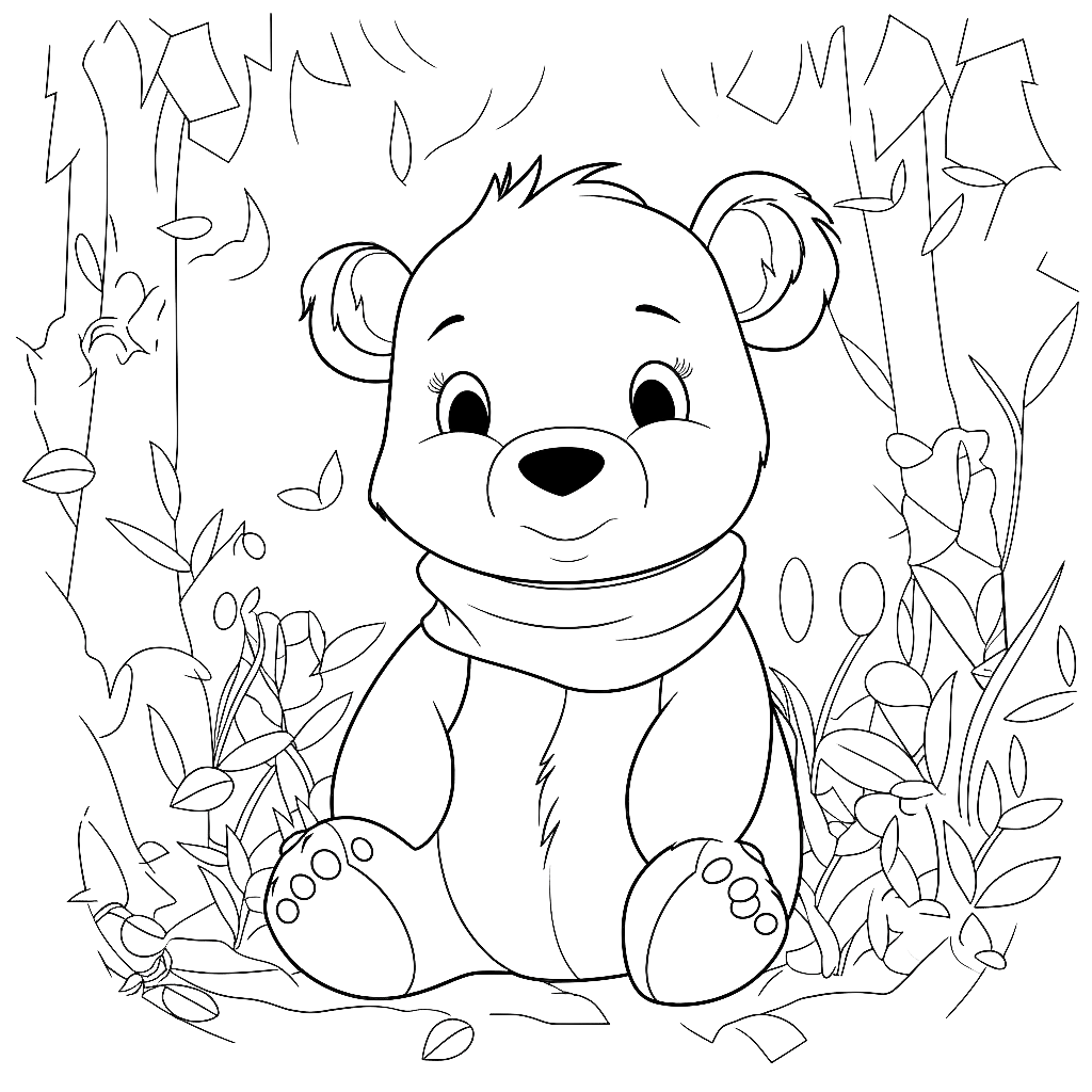 Kawaii Child and Bunny - Coloring page by jeffdoute on DeviantArt