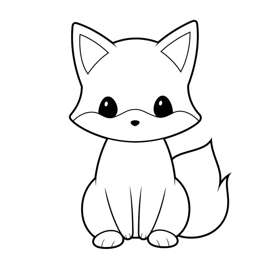 Cute Fox By ColoringCorner On DeviantArt