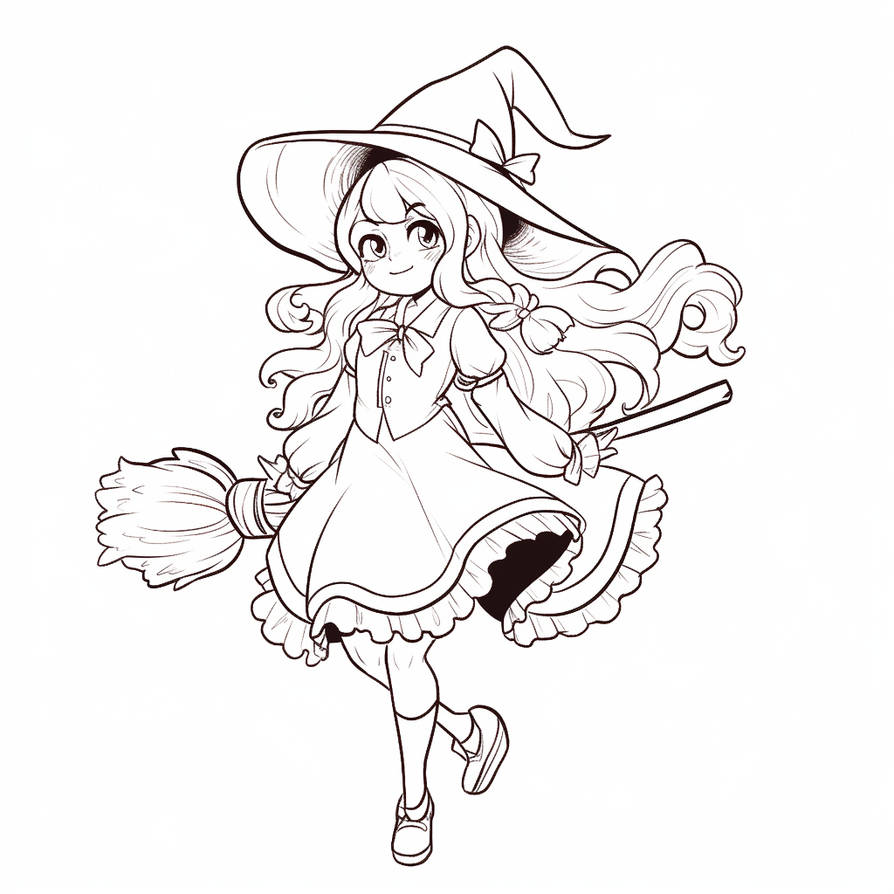 Little Witch By ColoringCorner On DeviantArt