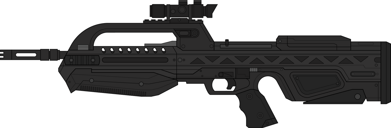 Infinity Battle Rifle Halo Infinite. Battle Rifle BR-75. Left Side by LDINSDUSTRIES on DeviantArt