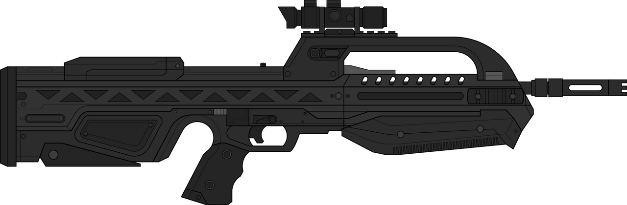 Infinity Battle Rifle Halo Infnite. Battle Rifle BR-75. Right Side by LDINSDUSTRIES on DeviantArt