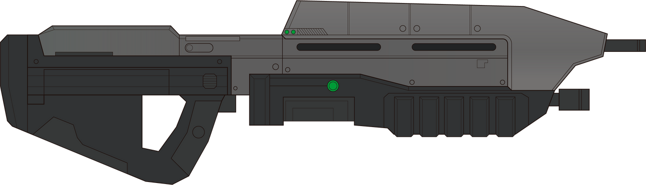 Halo CE Anniversary. Assault Rifle MA5B. Right Sid by LDINSDUSTRIES on ...