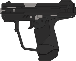 Halo 2 Anniversary. Magnum M6C. Left Side