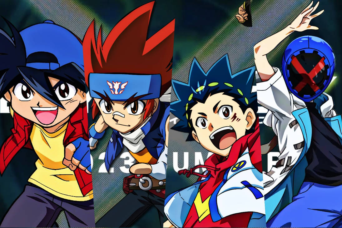 Every Beyblade Main Character by airielashf23 on DeviantArt
