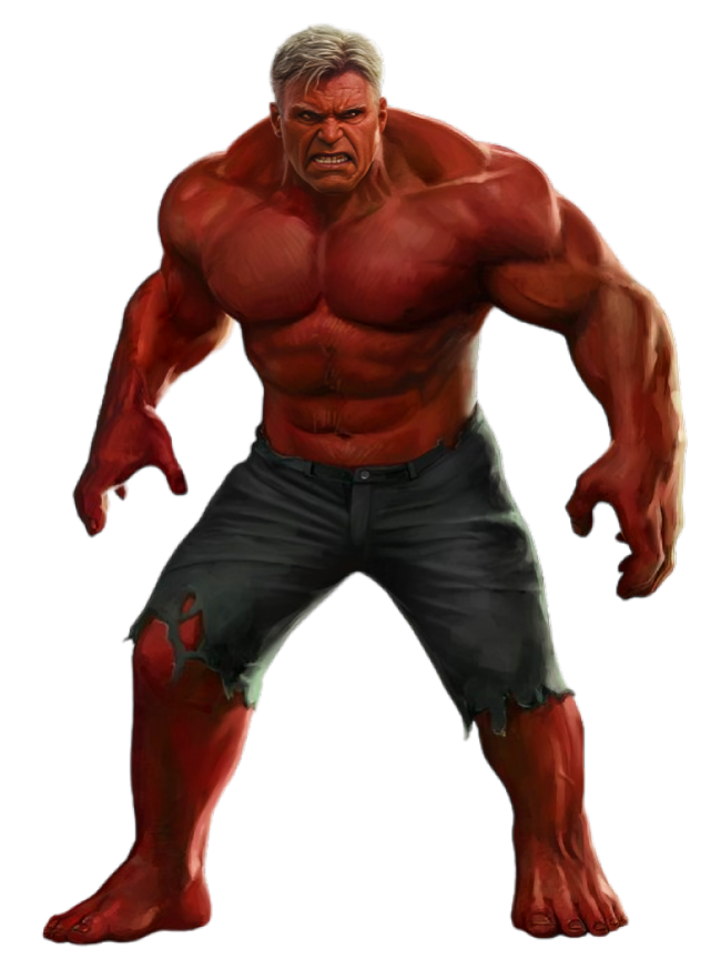 Red Hulk PNG. by airielashf23 on DeviantArt