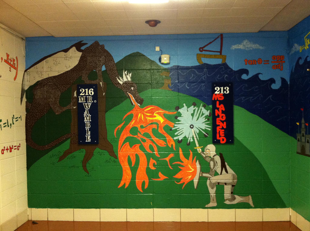 mathematics mural by skylercissial on DeviantArt