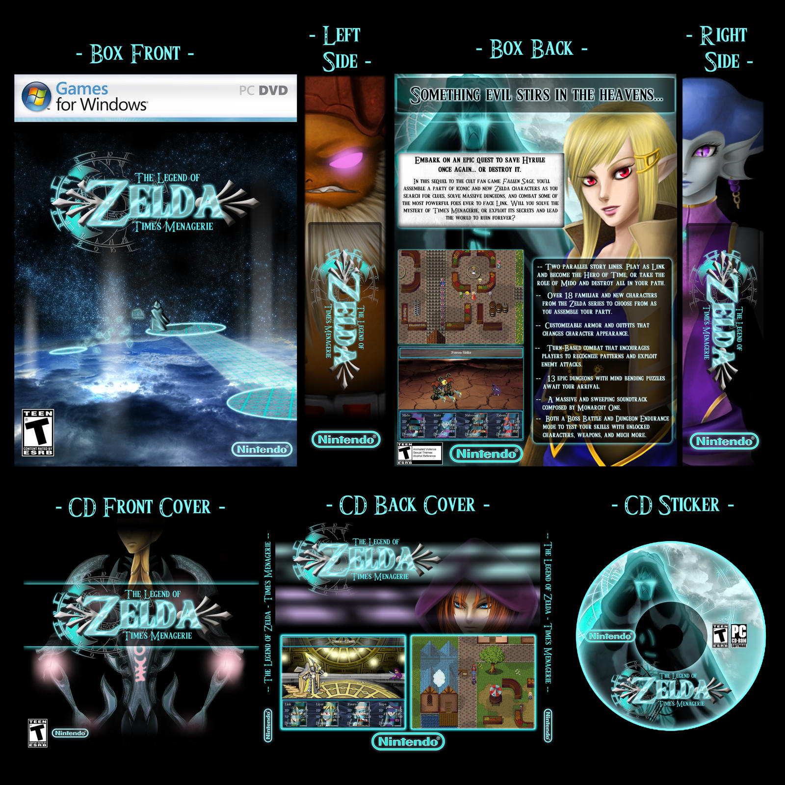 Zelda TM - Box and CD Display by UndyingNephalim on DeviantArt