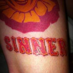 sinner close up