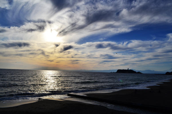 Sunset at Inamuragasaki Beach