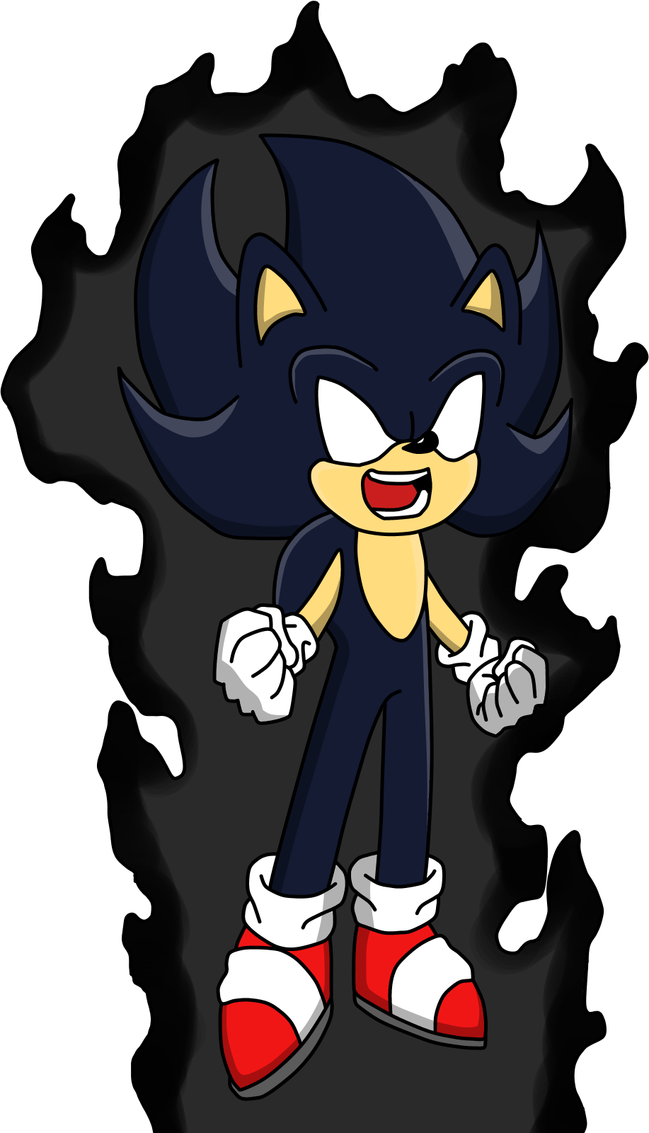 The Dark Sonic by ByGhostEduard on DeviantArt