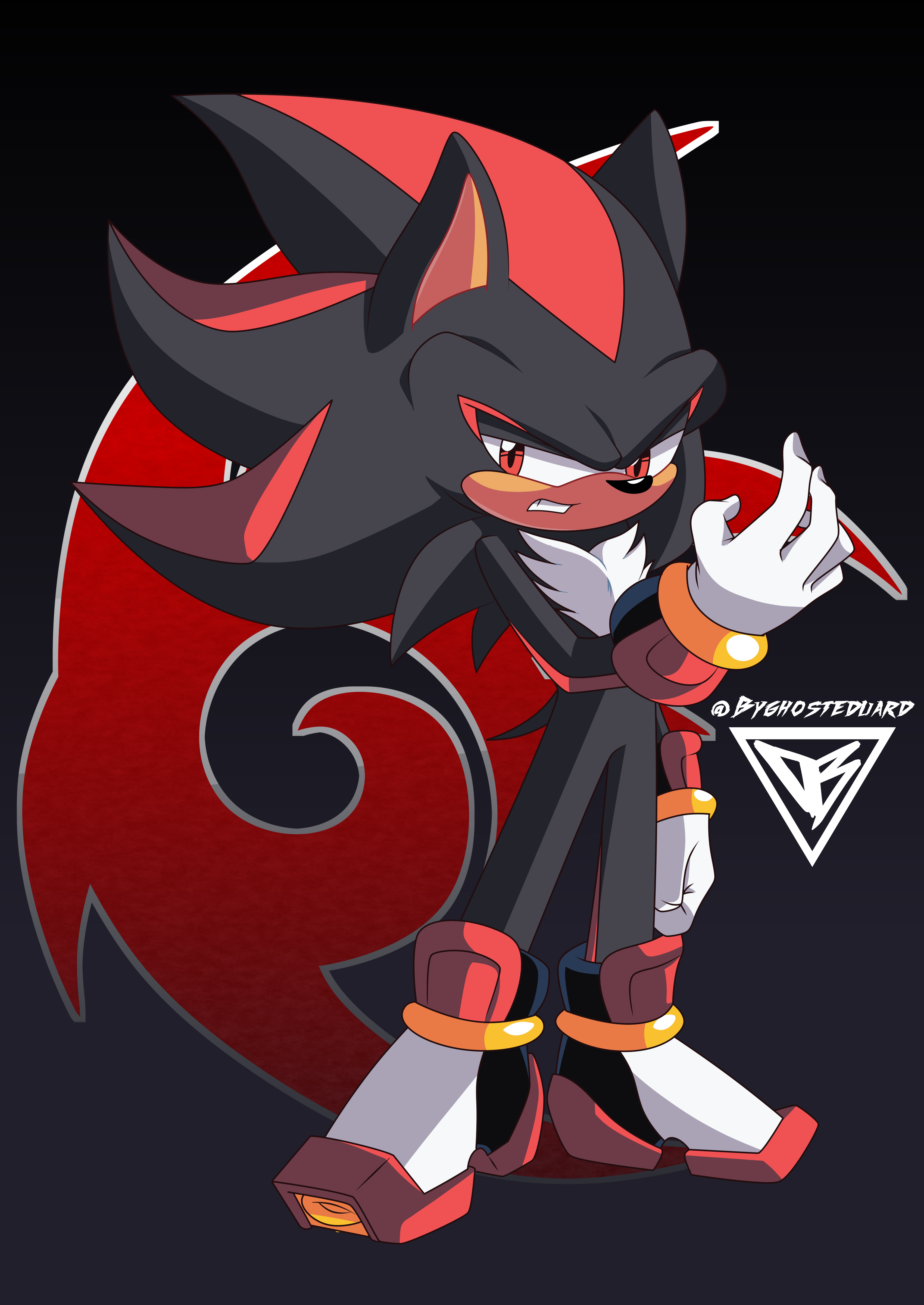 The Dark Sonic by ByGhostEduard on DeviantArt