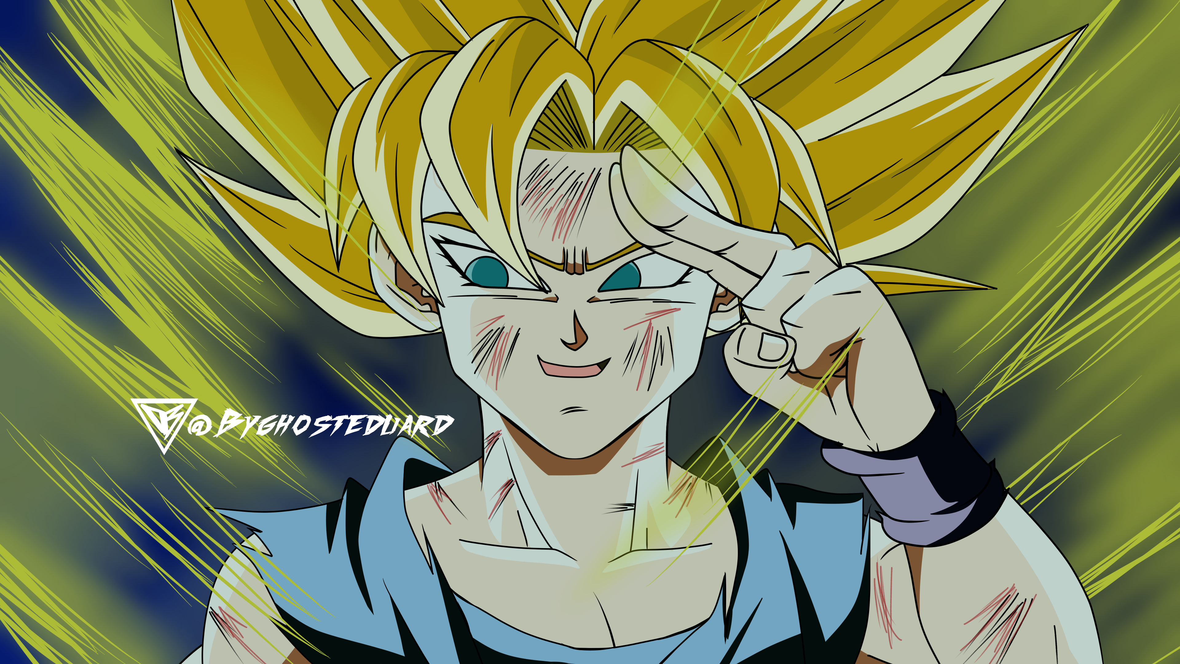 Goki Super Saiyan by ByGhostEduard on DeviantArt