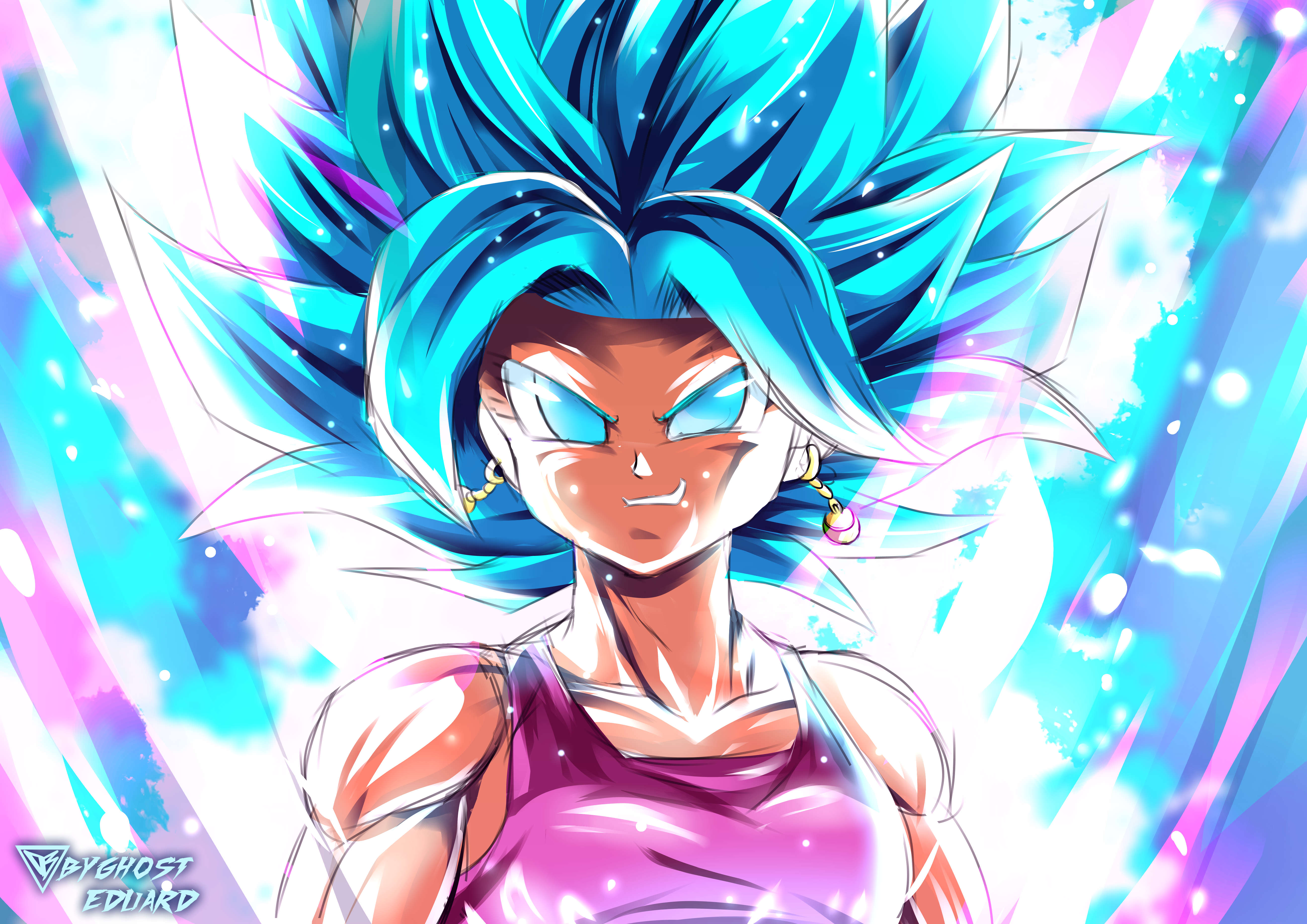 Super Saiyan Blue Kefla OC : r/dbz