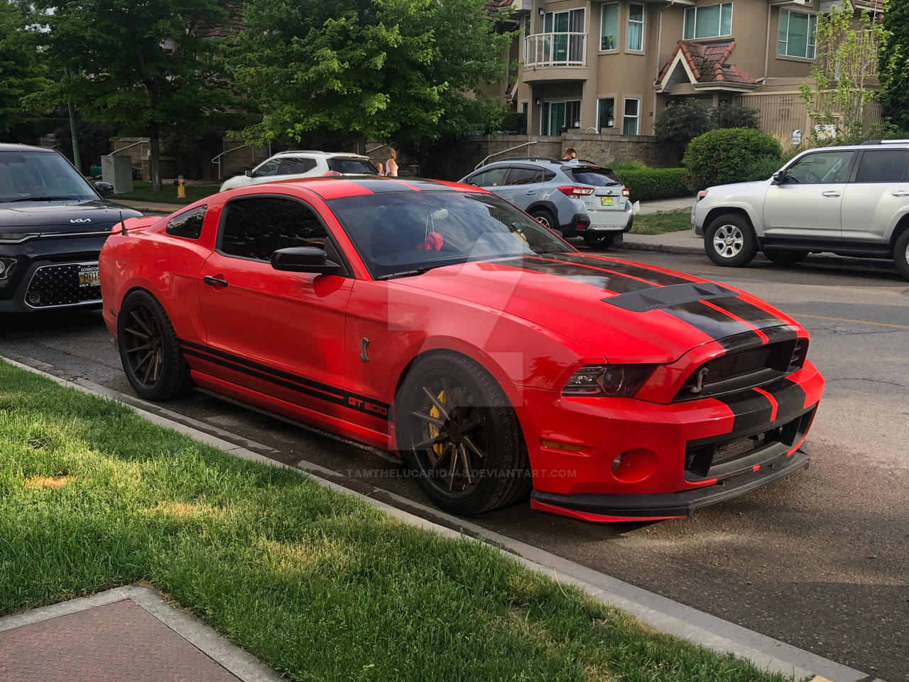 Red Ford Shelby GT500 by TamTheLucario448 on DeviantArt