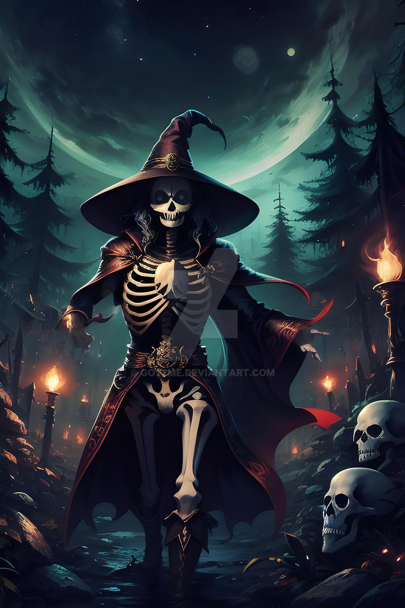 Skeletonwitch Vampire Skeleton Witch by got2me on DeviantArt