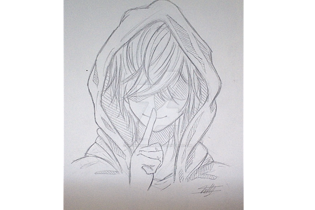 Anime boy in hoodie by HoshiaUsachan on DeviantArt