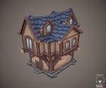 Low poly house by AntonioNeves