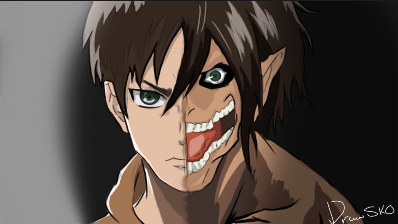 Eren Yeager Shingeki no Kyojin (Attack on Titan) by DrawSko on DeviantArt