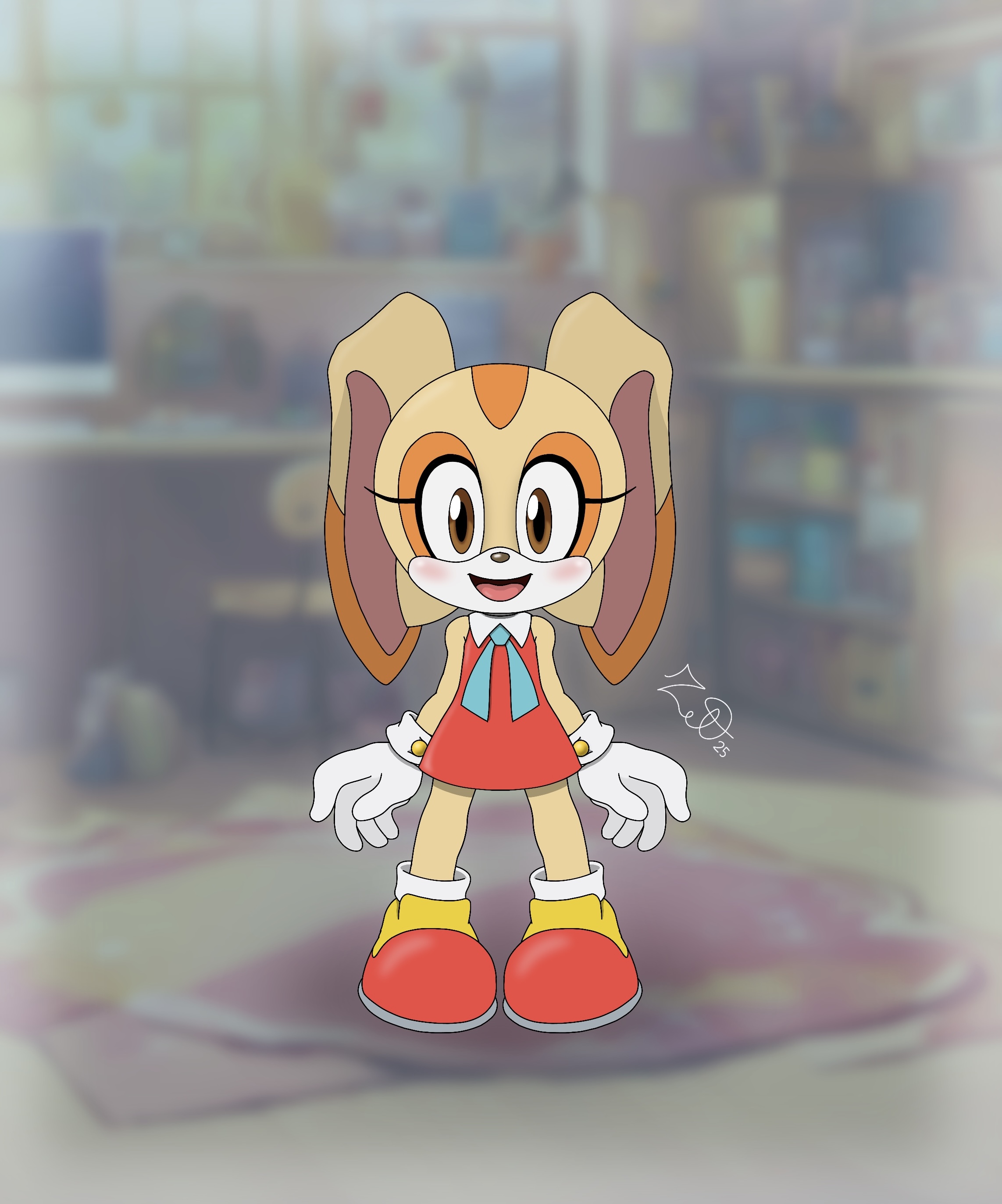 Cream The Rabbit Behind Back Cream the rabbit by Zetrag99 on DeviantArt