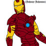 Iron Man made In Paint.