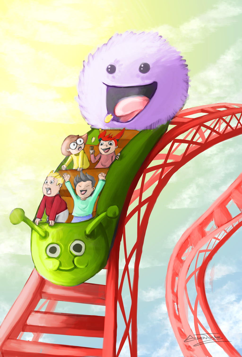 Princess Roler Coaster Deviantart Roller coaster by IAnastasiaI on DeviantArt
