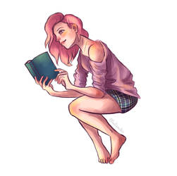 Girl reading