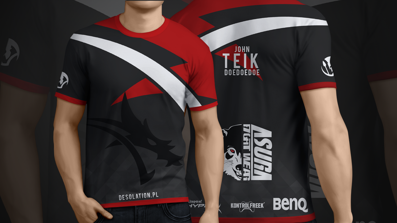 Desolation.pl CS:GO Team T-Shirt by teikk7 on