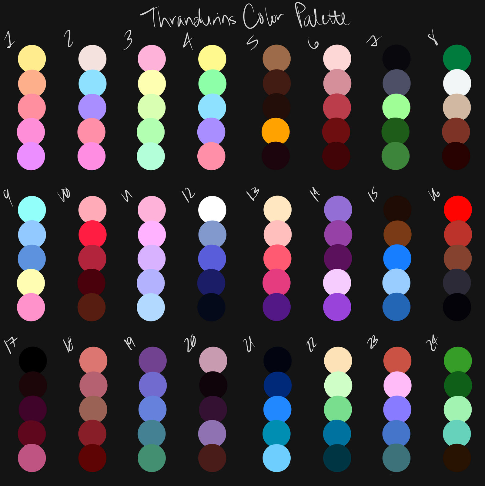 Color Palette Challenge by thrandurins on DeviantArt