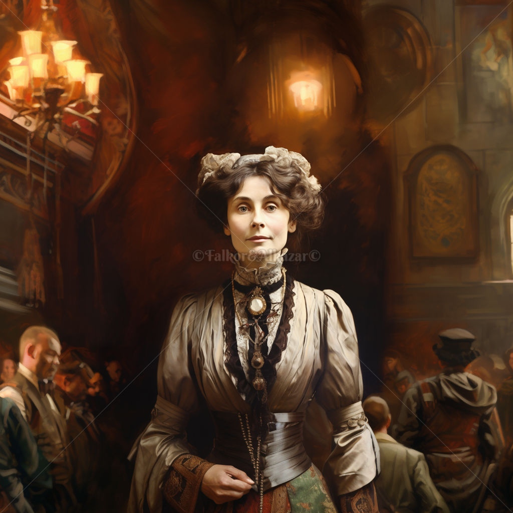 Pankhurst 5. Emmeline Pankhurst by FalkorAlkazar on DeviantArt