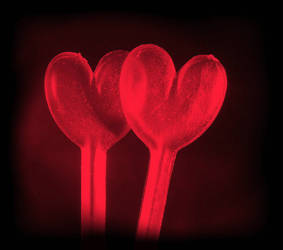 2 hearts on a stick