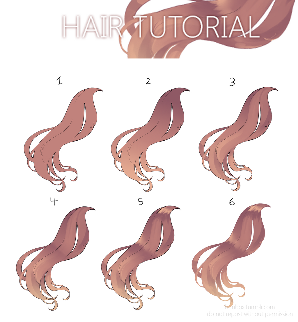 Hair Tutorial by Bunsiebox on DeviantArt