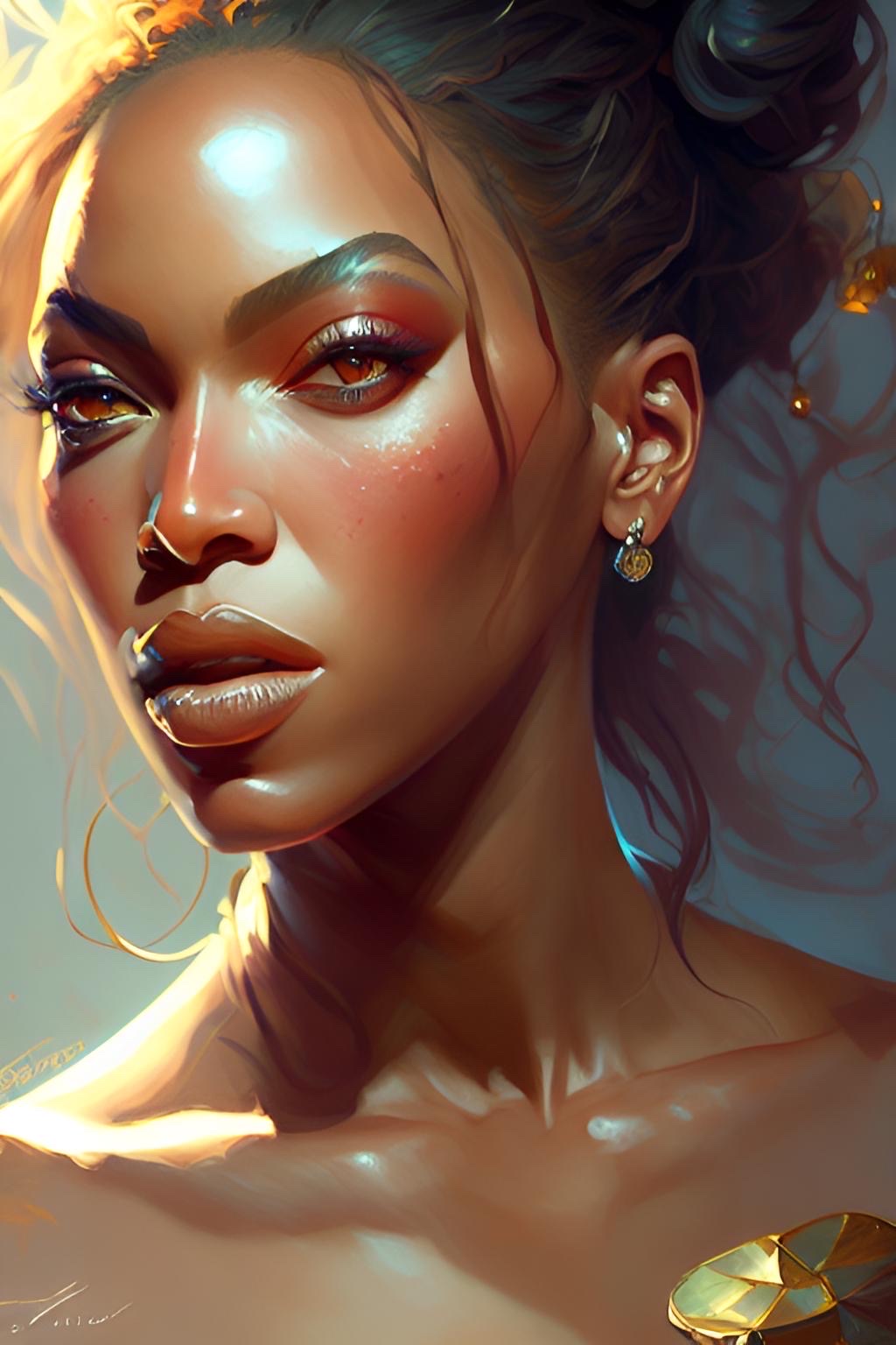 Portrait Beyonce by ChrisTalion on DeviantArt