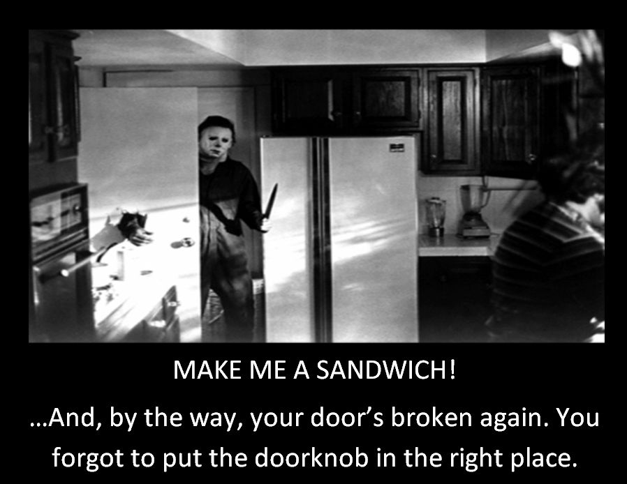 Michael Myers Wants A Sandwich 3 By Iheartslashers On Deviantart