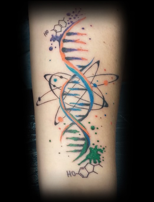 Colorful Science TATTOO by drawmort on DeviantArt Colorful Science TATTOO by drawmort on DeviantArt