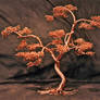 Copper Wire Bonsai Number 12