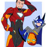 Iron Man and Bat-Mite Commission
